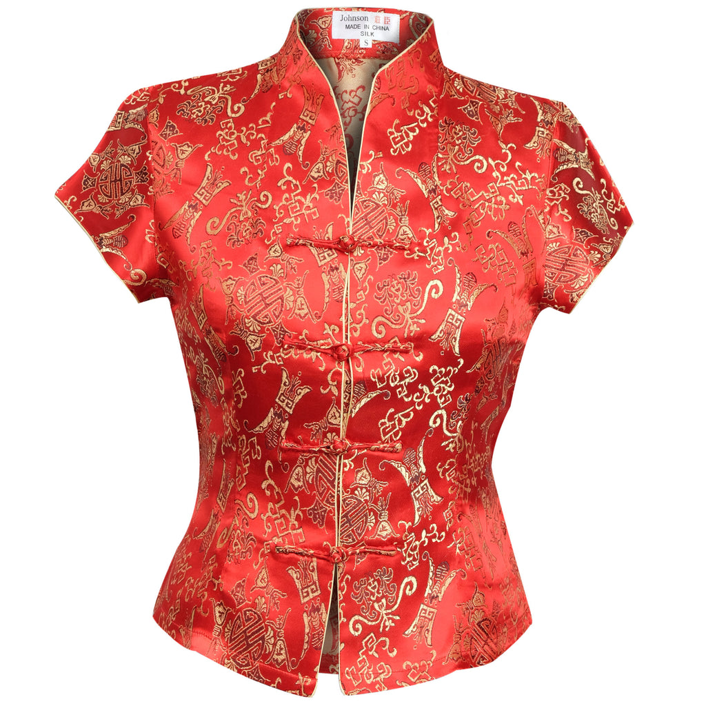 Chinese Blouse Red