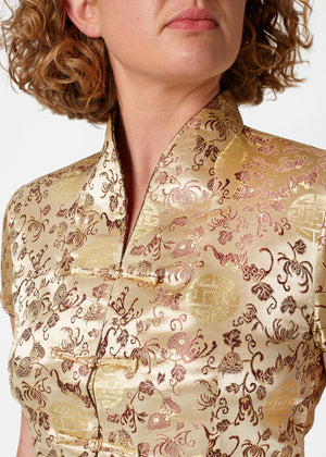 Chinese Blouse Gold